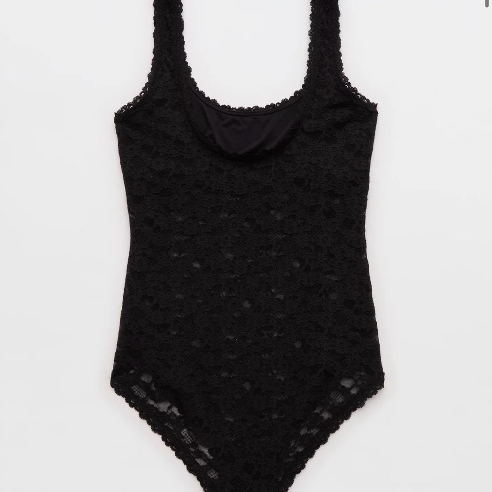 Aerie Show Off Vintage Lace Scoop Bodysuit size Small - NWT, 90’s, Y2K - Picture 7 of 8